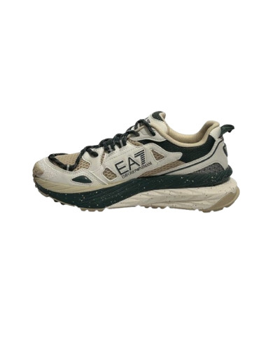 Sneaker EA7 Emporio Armani Crusher Sonic Trail 2.0 white/ fog/ silver U27EA13 7X000602 AF10181 MZ938