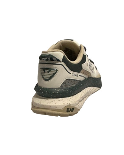 Sneaker EA7 Emporio Armani Crusher Sonic Trail 2.0 white/ fog/ silver U27EA13 7X000602 AF10181 MZ938