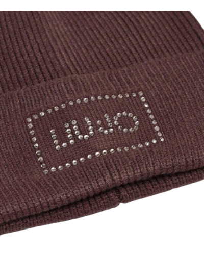 Berretto Liu jo beanie con logo testa di moro C27LJ21 2F6022 MA38S 00533