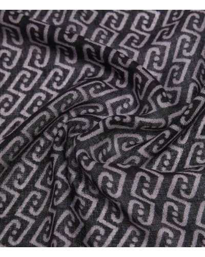 Sciarpa donna Liu Jo foulard stola animalier nero C27LJ30 2F6063 T2745 22222