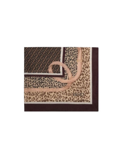 Sciarpa donna Liu Jo foulard stola animalier red aubergine C27LJ31 2F6063 T2745 91718