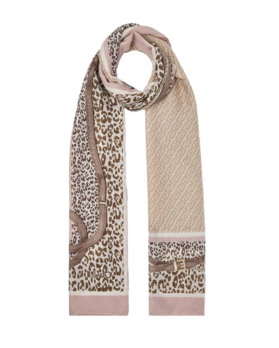 Sciarpa donna Liu Jo foulard stola animalier cameo rose C27LJ32 2F6063 T2745 41310