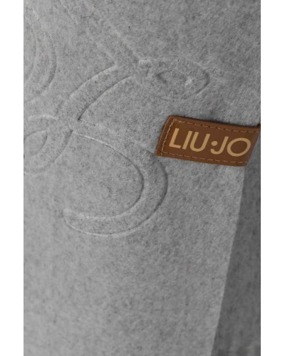Sciarpa Liu Jo con logo monogram embossed frozen C27LJ36 2F6033 T0300 63850