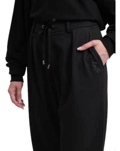 Pantalone donna Liu Jo in jersey lungo nero E27LJ22 TF6220 J3970 22222