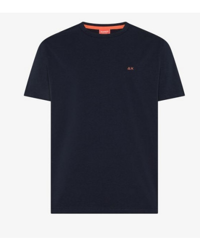 T-shirt jersey uomo Sun68 club 07 navy blue E27SU04 T46500