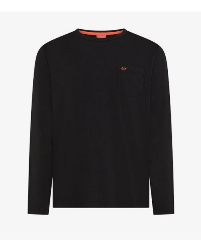 T-shirt jersey uomo Sun68 club 11 nero E27SU01 T46501