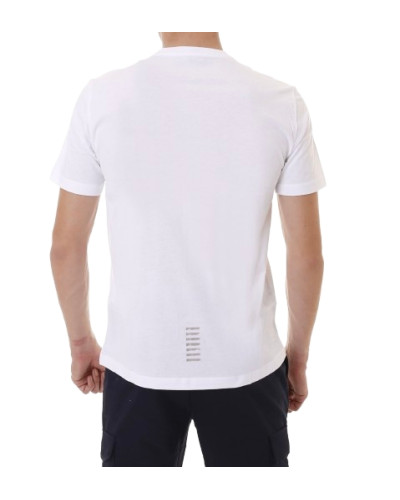 T-shirt uomo EA7 Emporio Armani white E27EA01 8NPT25 PJVPZ 0100