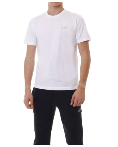 T-shirt uomo EA7 Emporio Armani white E27EA01 8NPT25 PJVPZ 0100