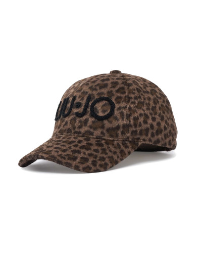 Cappello donna Liu Jo baseball brown animalier C27LJ45 2F6048 T6089 S19E1