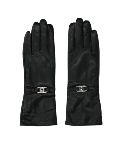 Guanti donna Liu-Jo con logo nero C27LJ46 2F6054 E0002 22222
