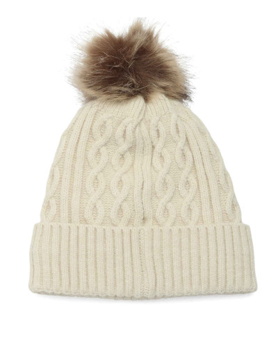 Berretto Liu jo beanie a maglia burro C27LJ50 2F6008 MA33S 00192
