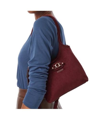 Borsa donna Guess Samantha girlfriend mini merlot B27GU190 SG231375