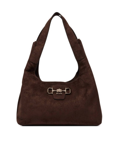 Borsa donna Guess a spalla Sunset hobo espresso B27GU191 SG231402
