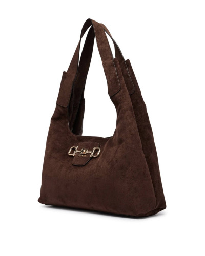 Borsa donna Guess a spalla Sunset hobo espresso B27GU191 SG231402