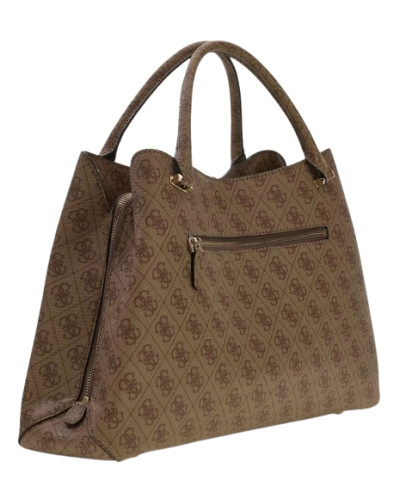 Borsa donna Guess a mano/tracolla Yvonne latte logo B27GU192 SG237822