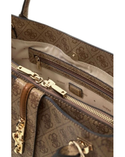 Borsa donna Guess a mano/tracolla Yvonne latte logo B27GU192 SG237822