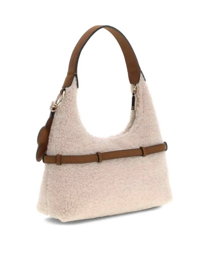 Borsa donna Guess hobo Taylor mini white/cognac B27GU195 WS232577