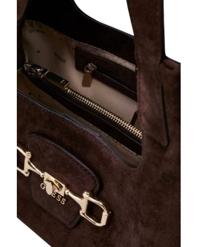 Borsa donna Guess a spalla Sunset hobo espresso B27GU200 SG231401