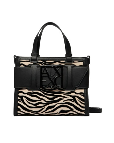 Borsa donna a mano/tracolla Armani Exchange black/script B27AX03 XW000392 AF26445 MC149