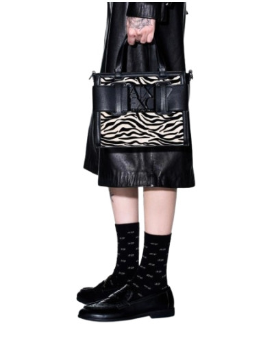 Borsa donna a mano/tracolla Armani Exchange black/script B27AX03 XW000392 AF26445 MC149