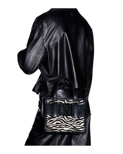 Borsa donna a mano/tracolla Armani Exchange black/script B27AX03 XW000392 AF26445 MC149