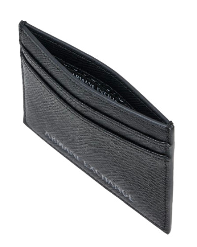 Porta carte di credito uomo Armani Exchange nero A27AX11 XM000169 AF26659 MC043