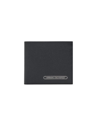 Portafoglio uomo Armani Exchange Barcelona Bifold nero A27AX12 XM000167 AF12702