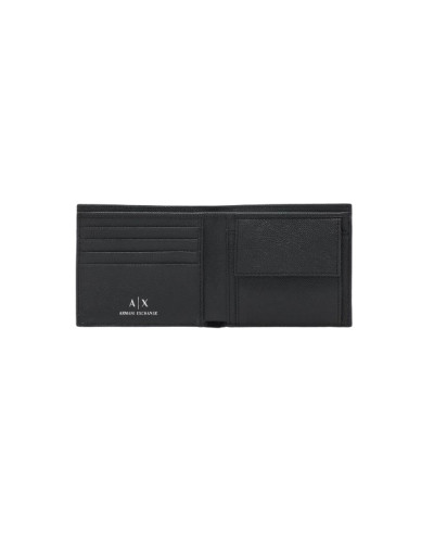 Portafoglio uomo Armani Exchange Barcelona Bifold nero A27AX12 XM000167 AF12702