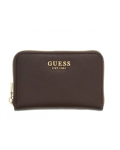Portafoglio donna Guess Melody medium zip around brown A27GU66 BG9735140