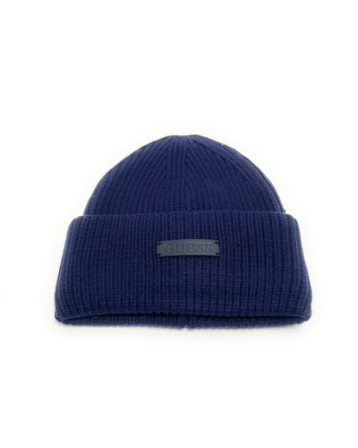 Berretto Uomo Guess beanie blu C27GU39 AM9693POL01