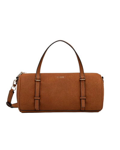 Borsa donna Guess hobo Taylor mini barrel Satchel cognac B27GU202 SG232576