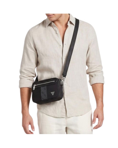 Borsa Guess tracolla uomo Sydney Camera Bag S nero UB27GU13 HMSYSYP6429