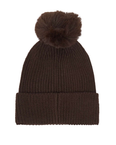 Berretto Donna Guess beanie marrone scuro C27GU46 AW5650WOL01