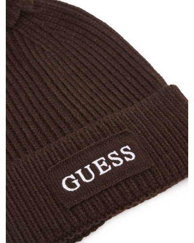 Berretto Donna Guess beanie marrone scuro C27GU46 AW5650WOL01