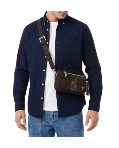 Borsa Guess tracolla uomo Sydney Camera Bag S brown UB27GU14 HMSYSYP6429
