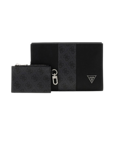 Borsa Guess tracolla uomo Sydney Crossbody Top Zip black UB27GU15 HMSYSYP6457
