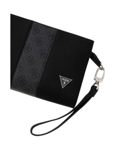 Borsa Guess tracolla uomo Sydney Crossbody Top Zip black UB27GU15 HMSYSYP6457