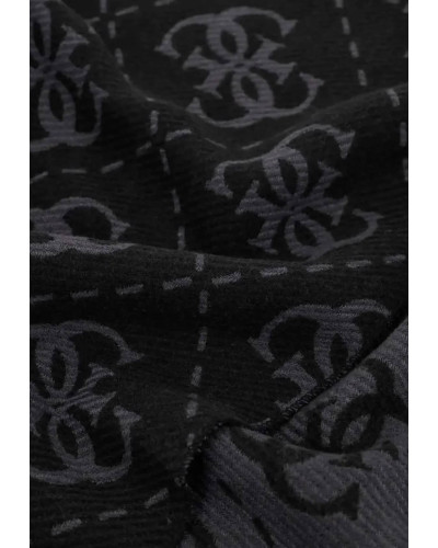 Sciarpa donna Guess nero/grigio multilogo C27GU49 AW5217VIS03