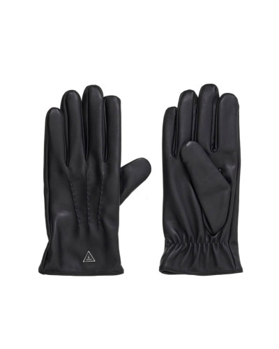 Guanti uomo Guess in vera pelle black C27GU58 AM9684POL02