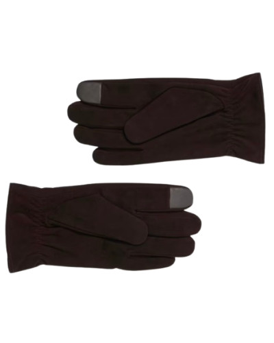 Guanti uomo Guess in vera pelle brown C27GU62 AM9685POL02