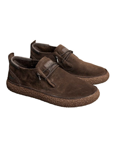 Sneaker uomo Woz? Stride-step suede dark brown U27WO10