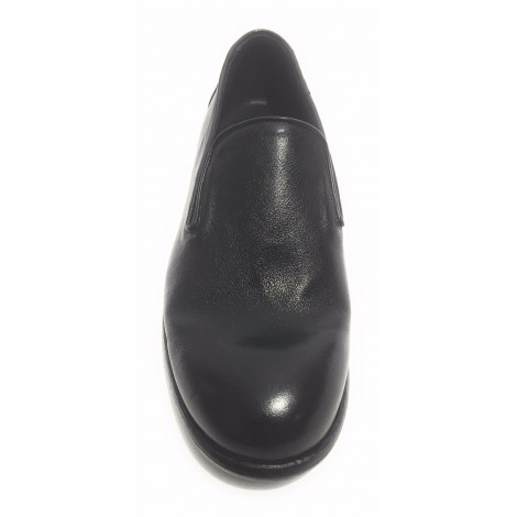SCARPE UOMO ERNESTO DOLANI PANTOFOLINA  PELLE NERO  ARTIGIANALE US17ED03