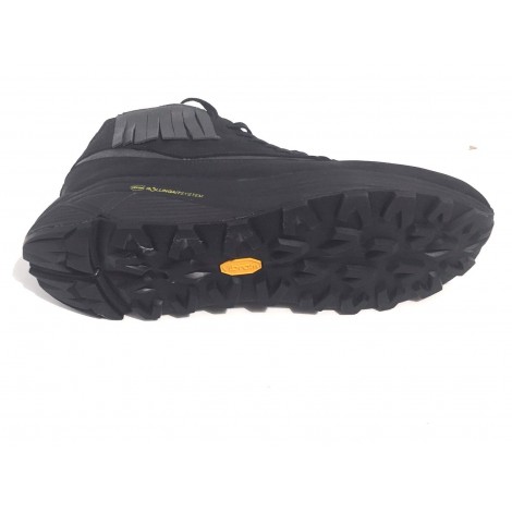 SCARPE UOMO WTG BY YAB SNEAKER ALTA  NABUK NERO  ARTIGIANALE U17YA06