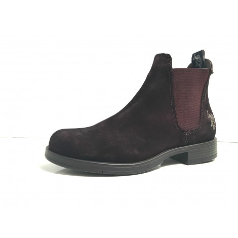 SCARPE DONNA US POLO MOD PHOENIX ELASTICIZZATA SUEDE BROWN BURGUNDI TC30 D17UP04
