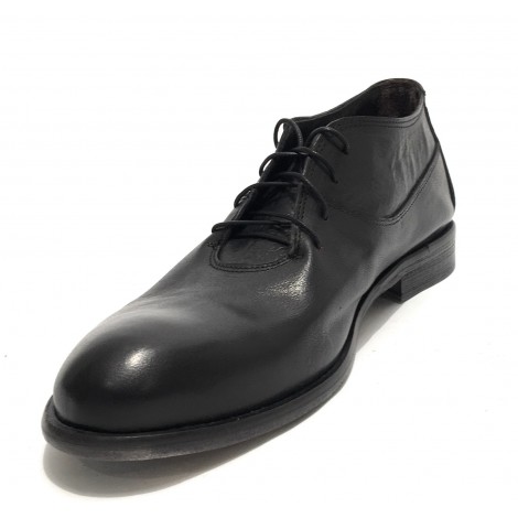 Scarpe Ton Goût francesina in pelle cimone colore nero uomo US19TG07