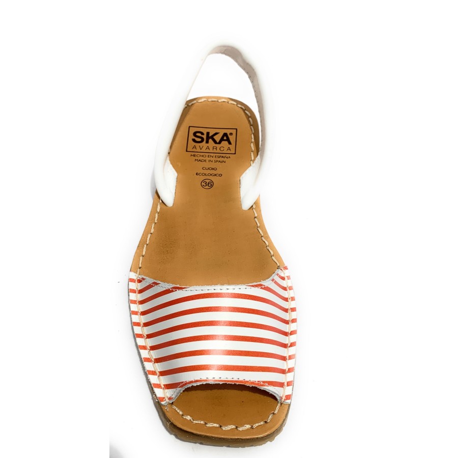 SANDALO DA DONNA MINORCHINA SKA SHOES JUAN IN PELLE NAPPA
