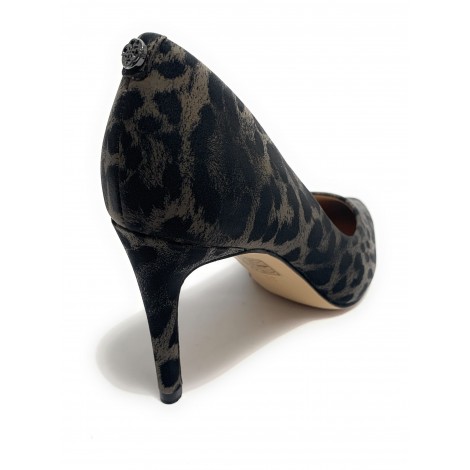 DECOLLETE GUESS A PUNTA MOD. BENNIE TC 60 ECOPELLE LEOPARDATO DONNA D20GU31