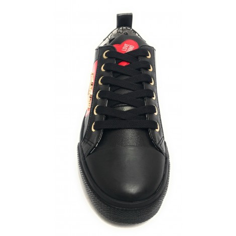 Scarpe donna Love Moschino sneaker ecopelle nappa nero D20MO11