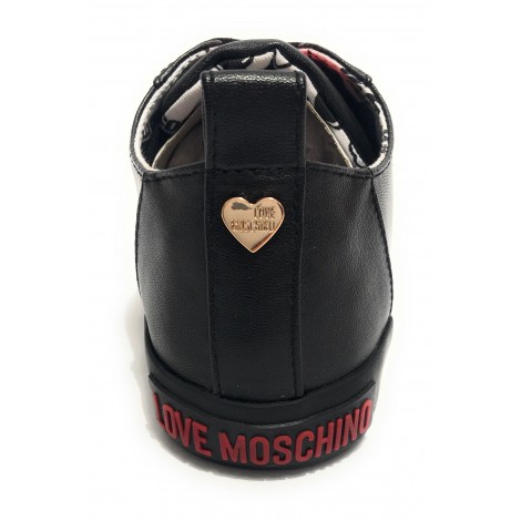Scarpe donna Love Moschino sneaker ecopelle nappa nero D20MO11