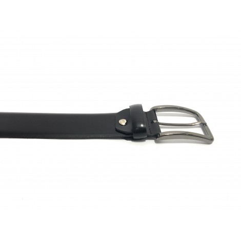 Cinta in pelle abrasivata nera  H 35  A20EL04